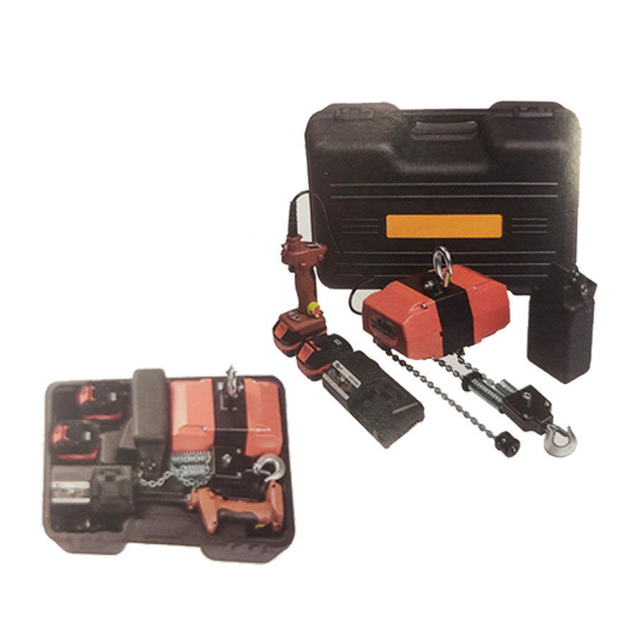 Novamach CZ.0.DBH.250 - Paranco elettrico a batteria 18V - portata 250 Kg