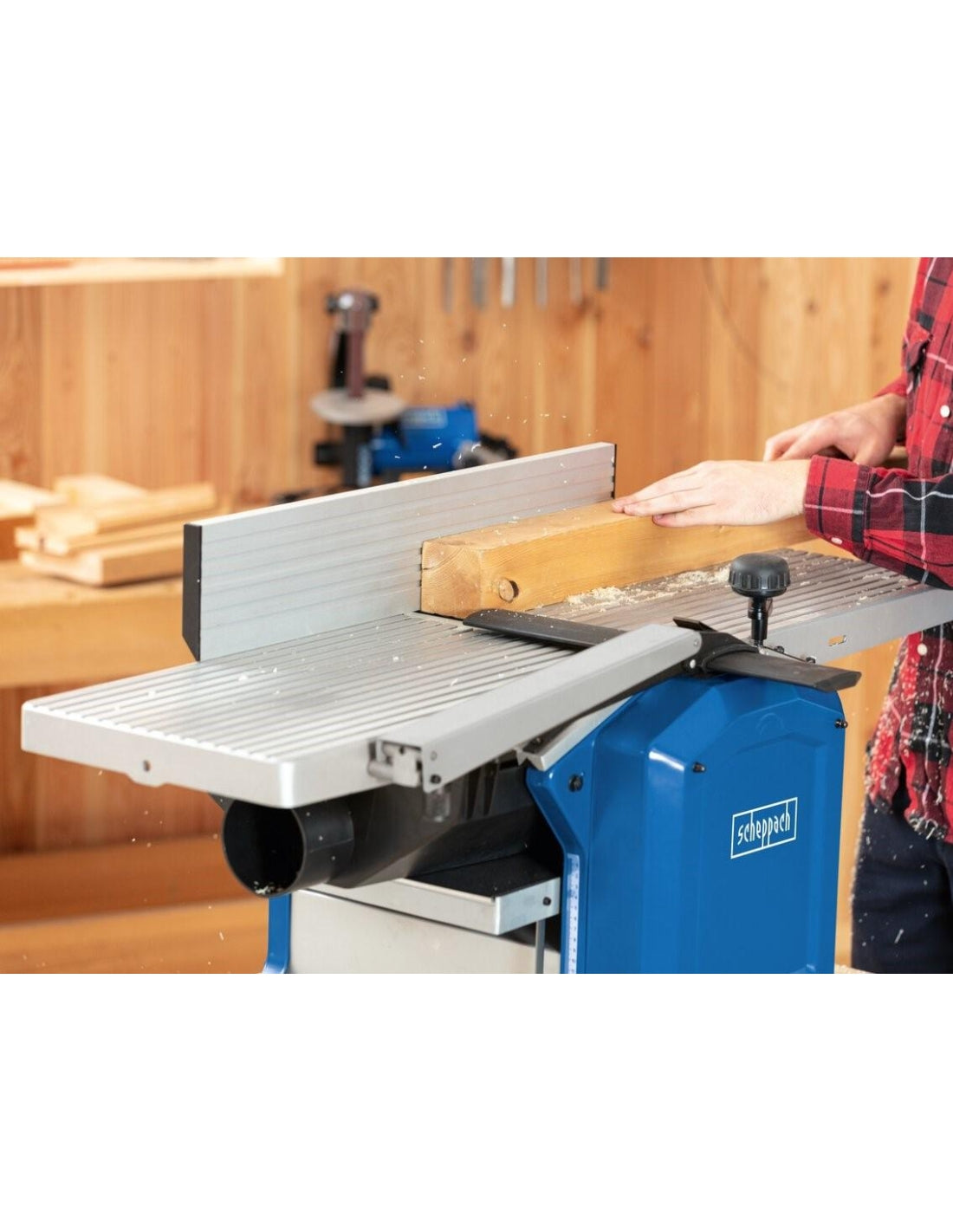 Scheppach HMS1250 - Pialla da banco filo spessore combinata 230V 305 mm 