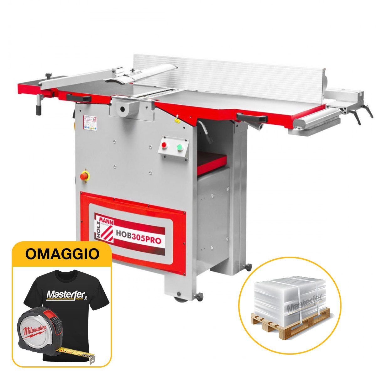 Holzmann HOB 305PRO - Pialla combinata filo e spessore