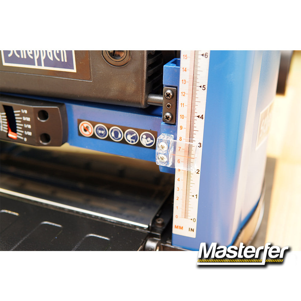 Scheppach PLM1800 scala graduata per altezza di taglio