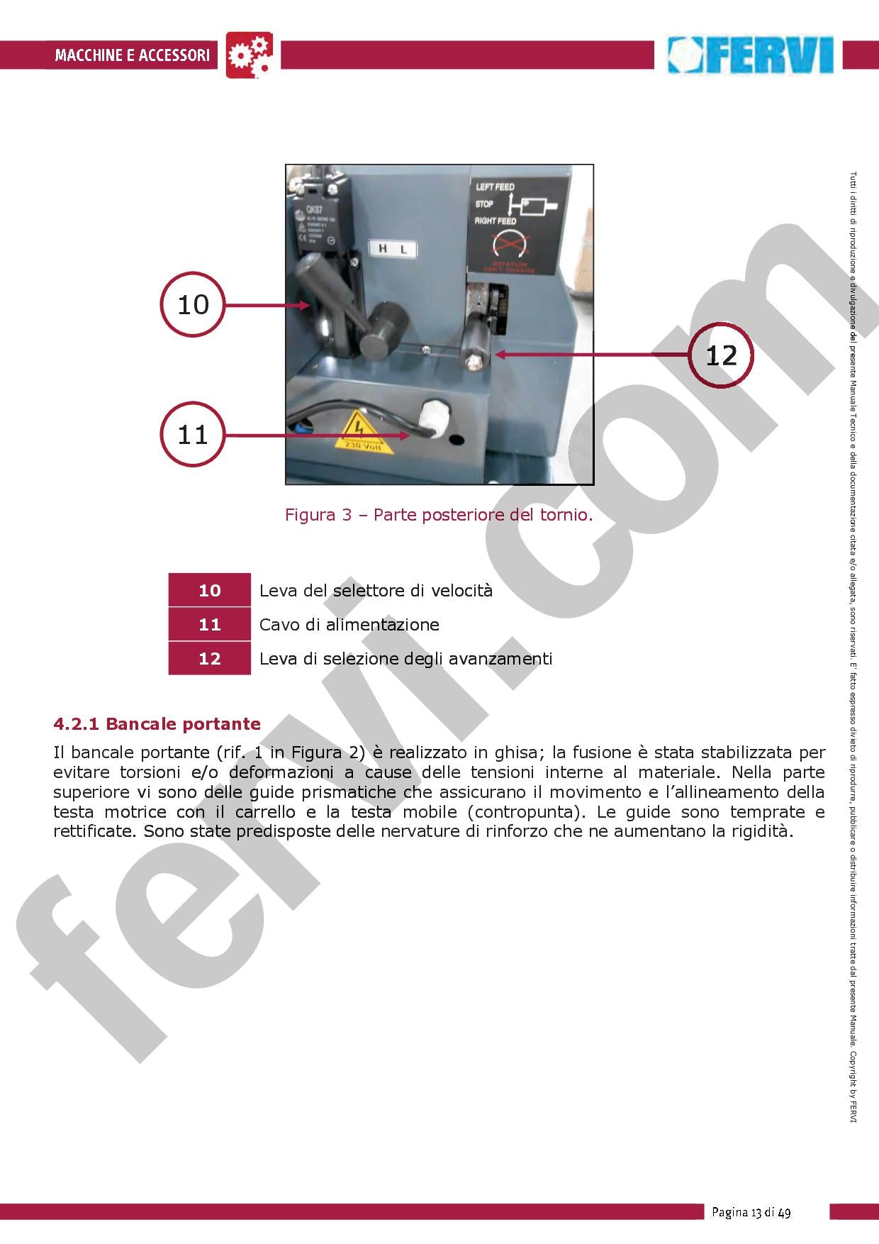 Fervi 0716S - Tornio parallelo con OMAGGIO