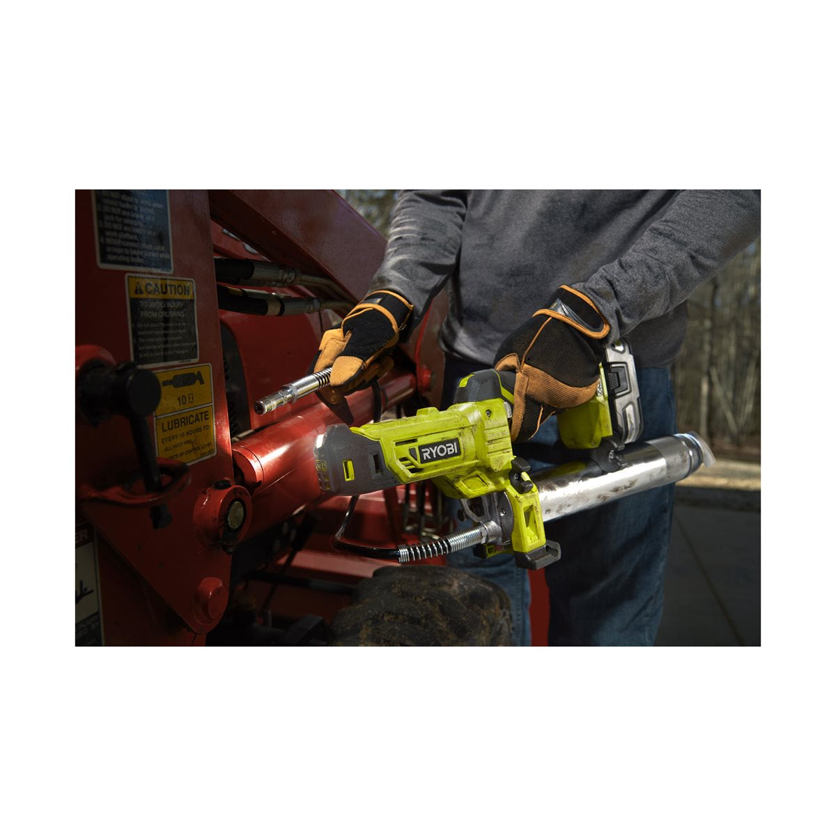 Ryobi R18GG-0 - Pistola ingrassatore per grasso a batteria 18V, solo corpo