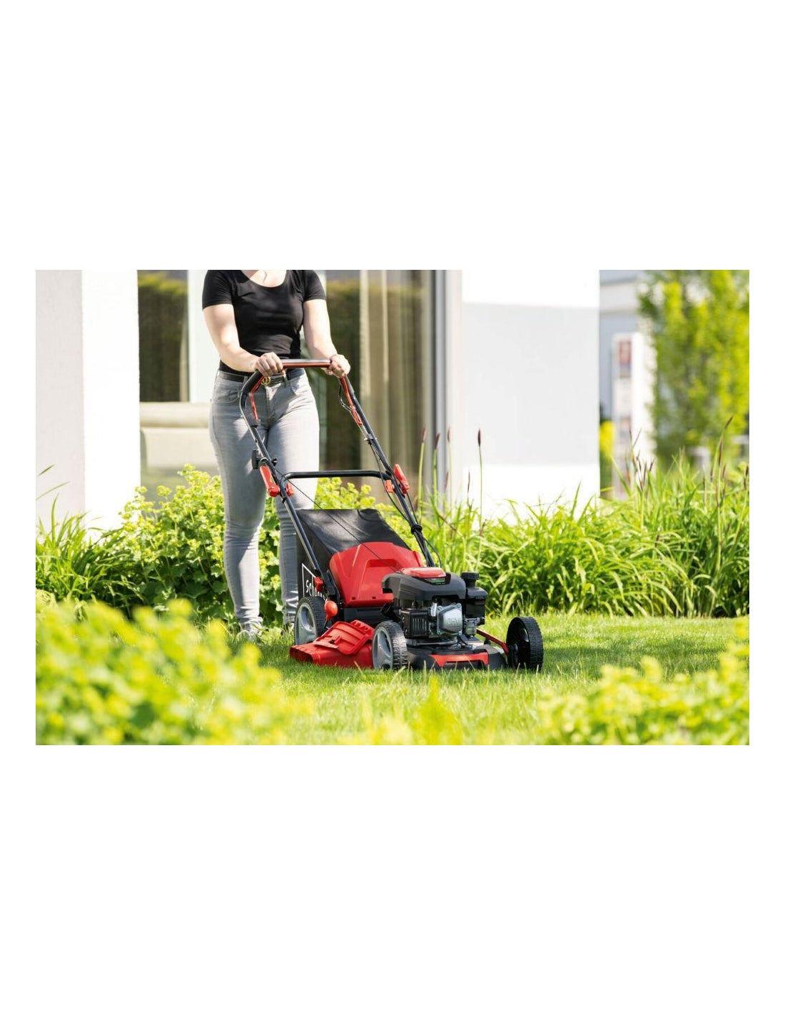 Scheppach MS173-51 - Rasaerba a scoppio trazione semovente 173cc 3 kW - Taglio 51cm