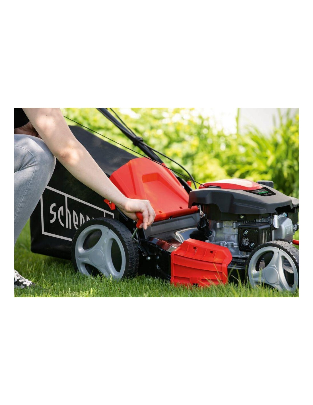 Scheppach MS173-51 - Rasaerba a scoppio trazione semovente 173cc 3 kW - Taglio 51cm