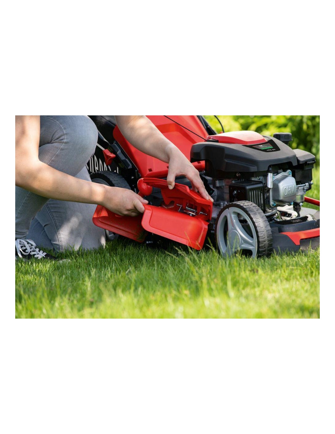 Scheppach MS173-51 - Rasaerba a scoppio trazione semovente 173cc 3 kW - Taglio 51cm