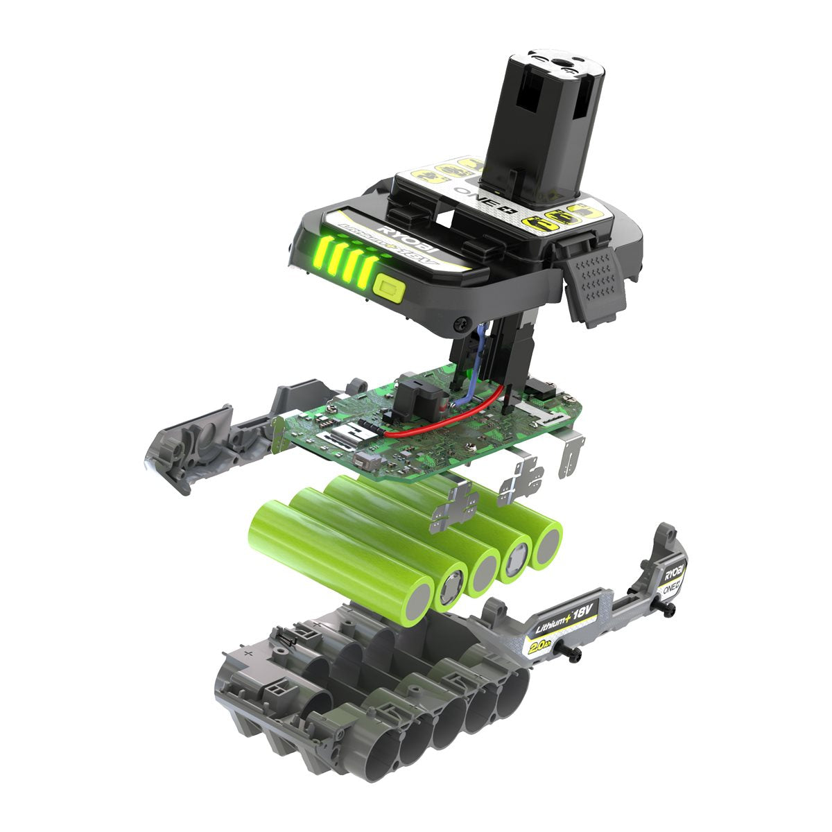 Ryobi RB1820C - batteria 18V 2.0Ah Lithium+