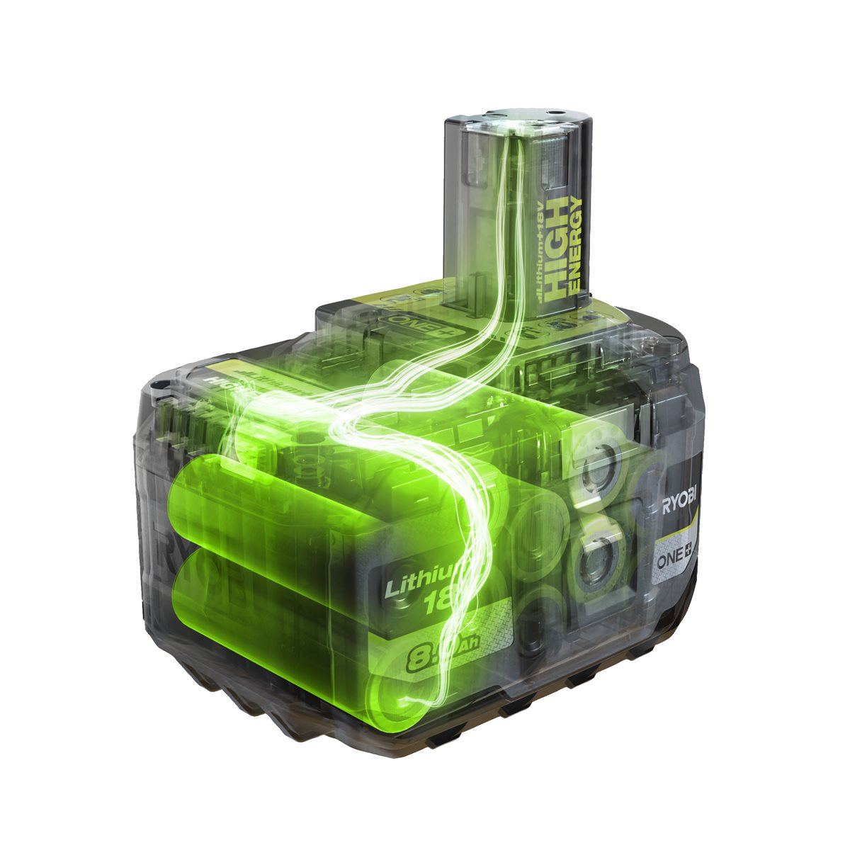 Ryobi RB1880T - batteria 18V 8.0Ah High Energy
