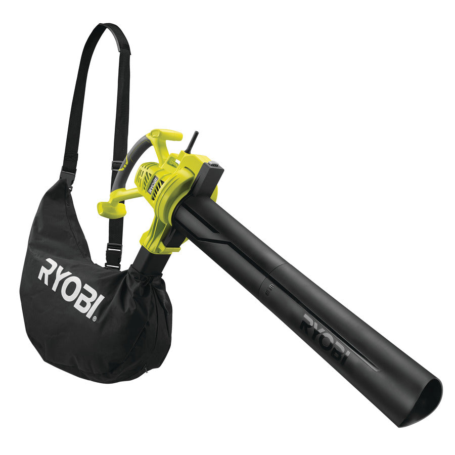 Ryobi RBV3000CSV - Soffiatore/Aspiratore foglie elettrico 3000W 375Km/h