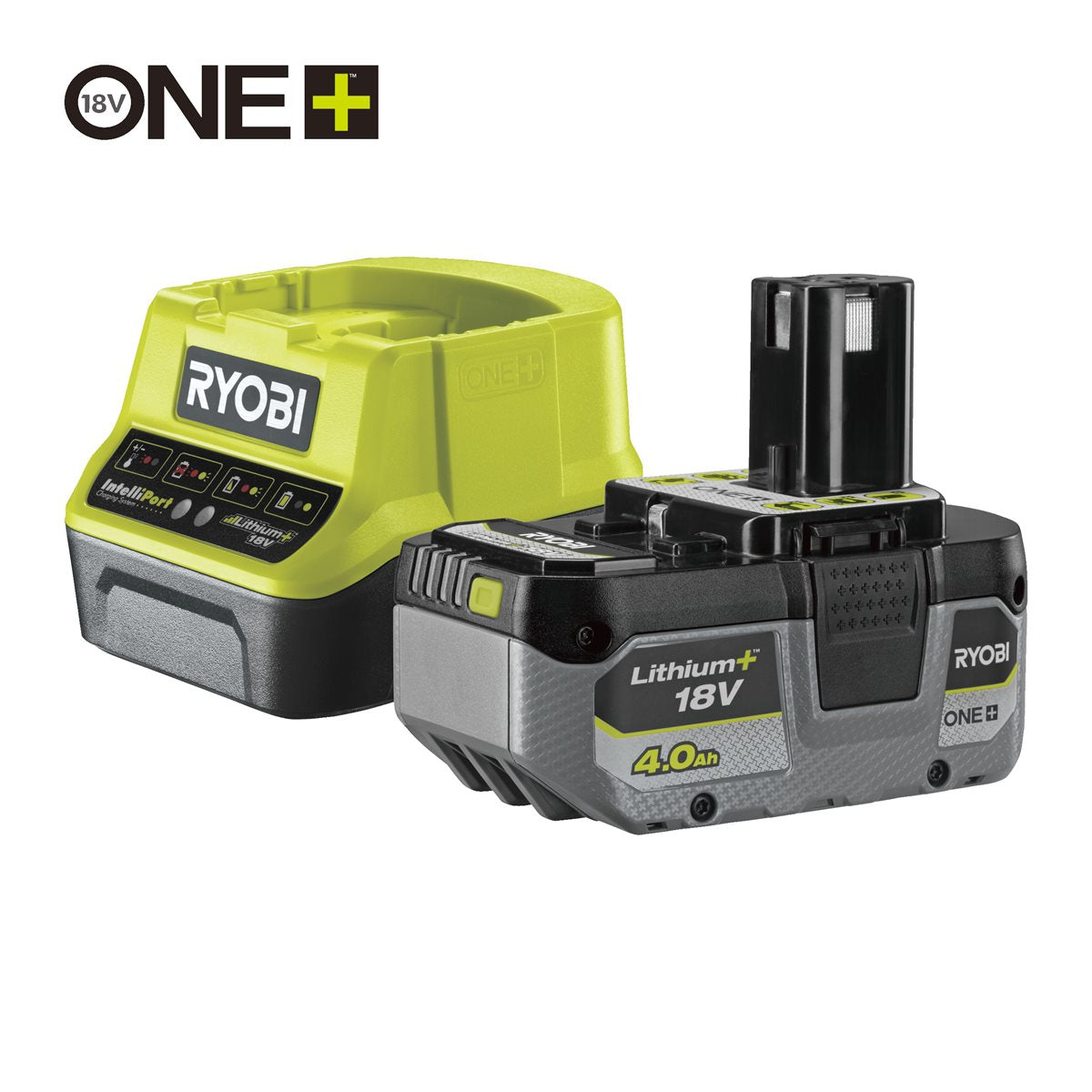 Ryobi RC18120-140X - Kit Batteria e Caricabatterie 18V (1x 4.0Ah)