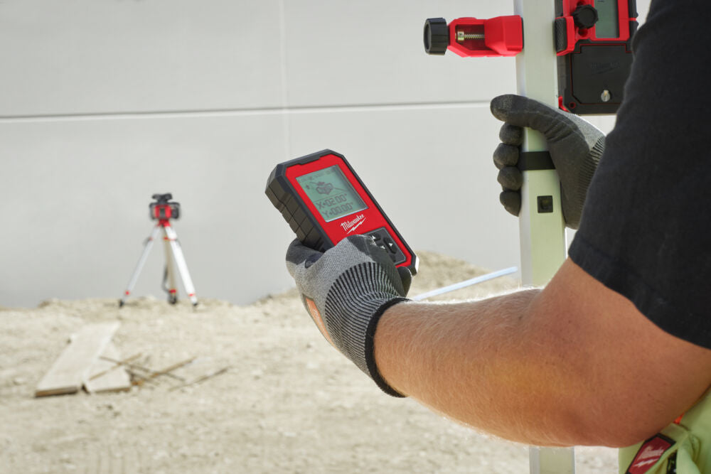 Milwaukee RD1200 - Ricevitore e telecomando per livella laser rotante - 1200 metri 