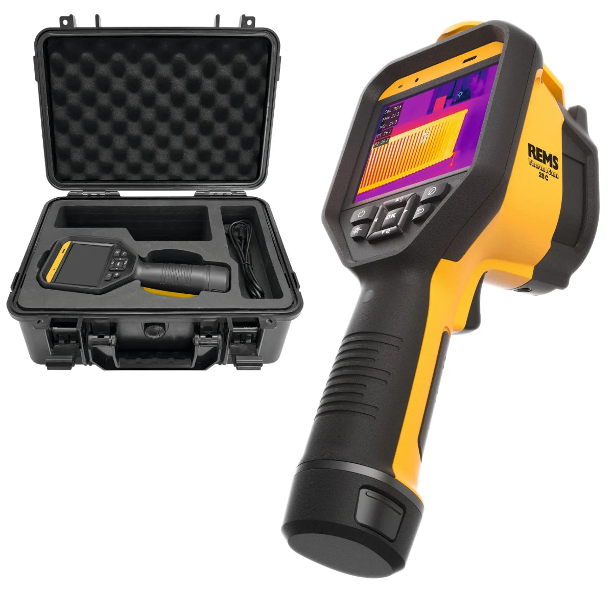 Rems ThermoCam Termocamera a infrarossi a batteria - temperatura da -20 a 550°C