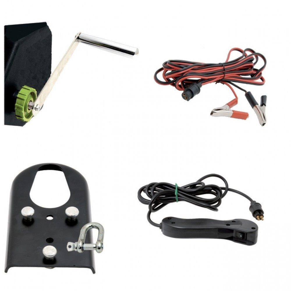 Verricello 12V telecomandato a filo Ribimex PE12V - ideale per auto e barca
