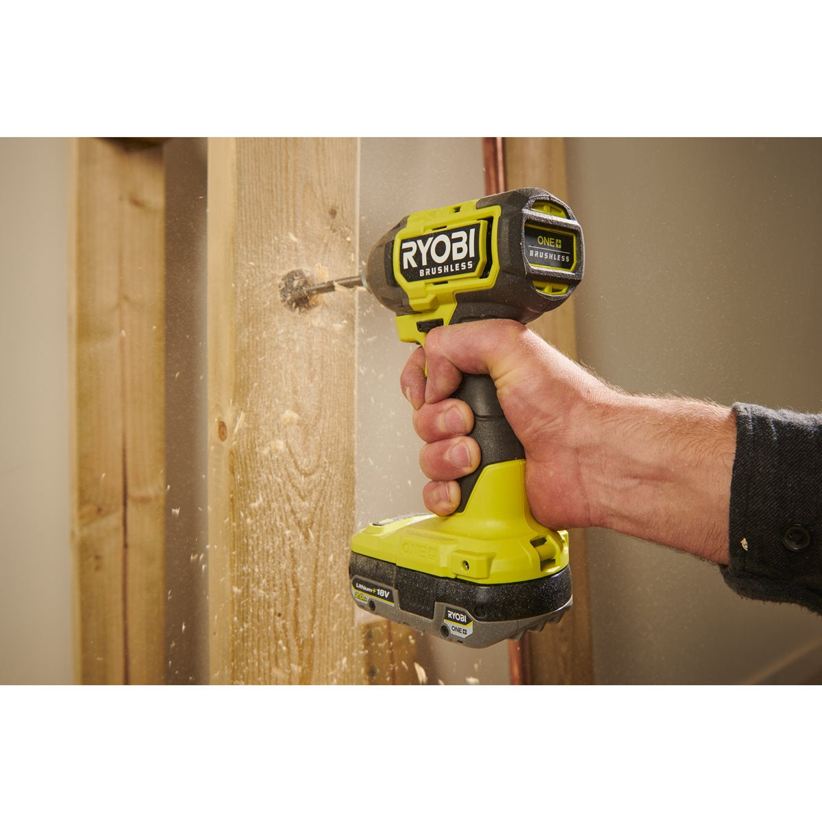Ryobi RID18BL-0 - Avvitatore impulsi con attacco 1/4" 18V Brushless, solo corpo