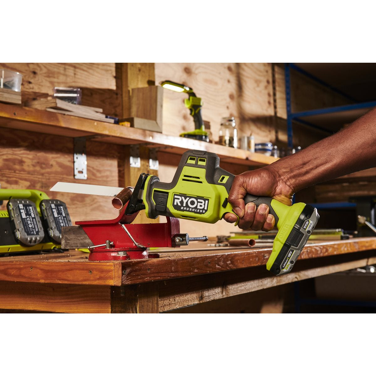 Ryobi RRS18CBL-0 - Sega a gattuccio compatta 18V Brushless, solo corpo