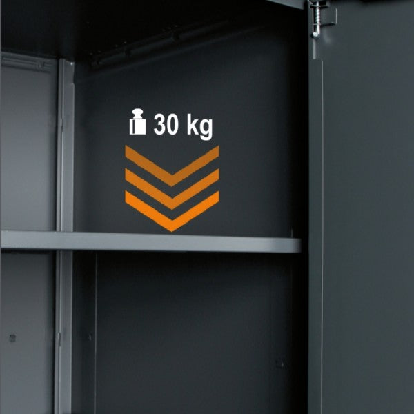Beta RSC50 A2 - Armadio in lamiera a 2 ante per arredo officina RSC50