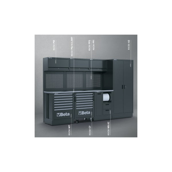 Beta RSC50F - Arredamento arredo completo per officina - piano in acciaio