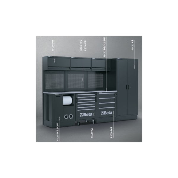 Beta RSC50 H - Arredamento arredo completo per officina - piano in acciaio
