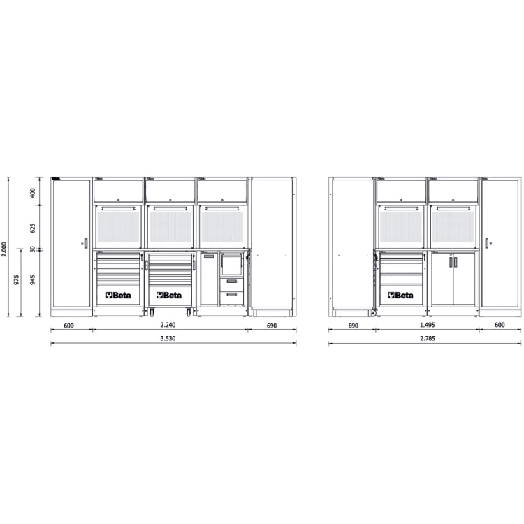 dimensioni beta rsc50 I