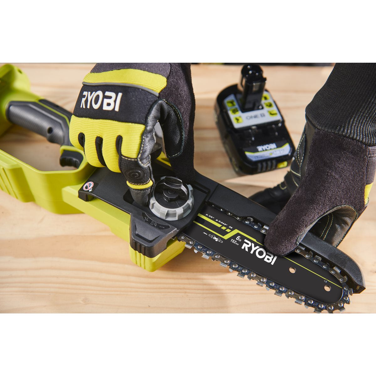 Ryobi RY18PS15A-0 - Elettrosega da potatura 15cm 18V, solo corpo
