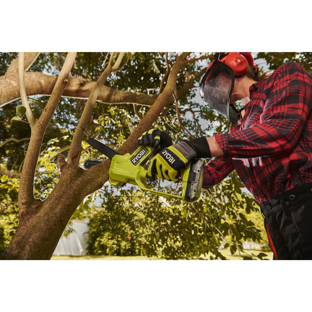 Ryobi RY18PS15A-0 - Elettrosega da potatura 15cm 18V, solo corpo