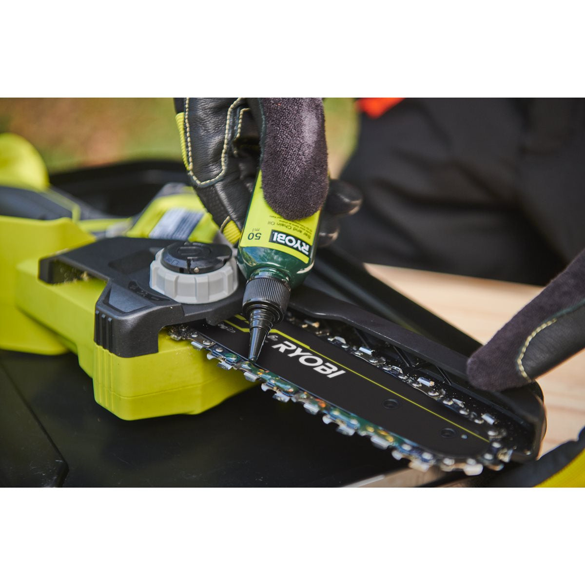 Ryobi RY18PS15A-0 - Elettrosega da potatura 15cm 18V, solo corpo
