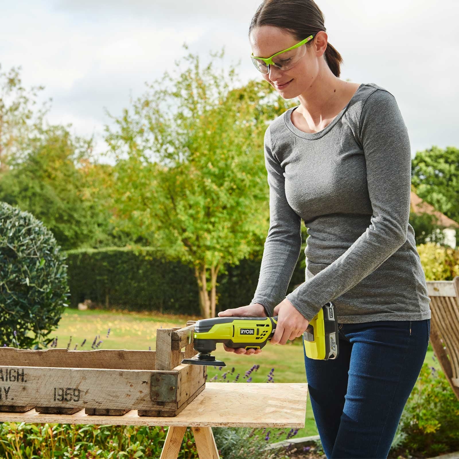 Ryobi R18MT3-0 utensile vibrante a batteria 18V ONE+ / solo corpo macchina