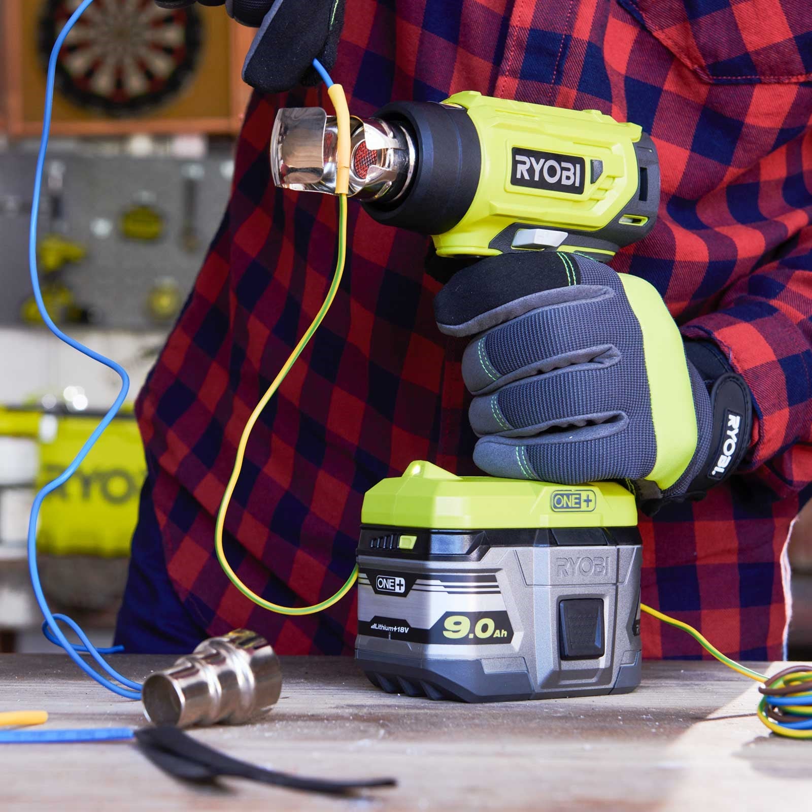 Ryobi R18HG-0 termosoffiatore/pistola termica a batteria 18V ONE+ 