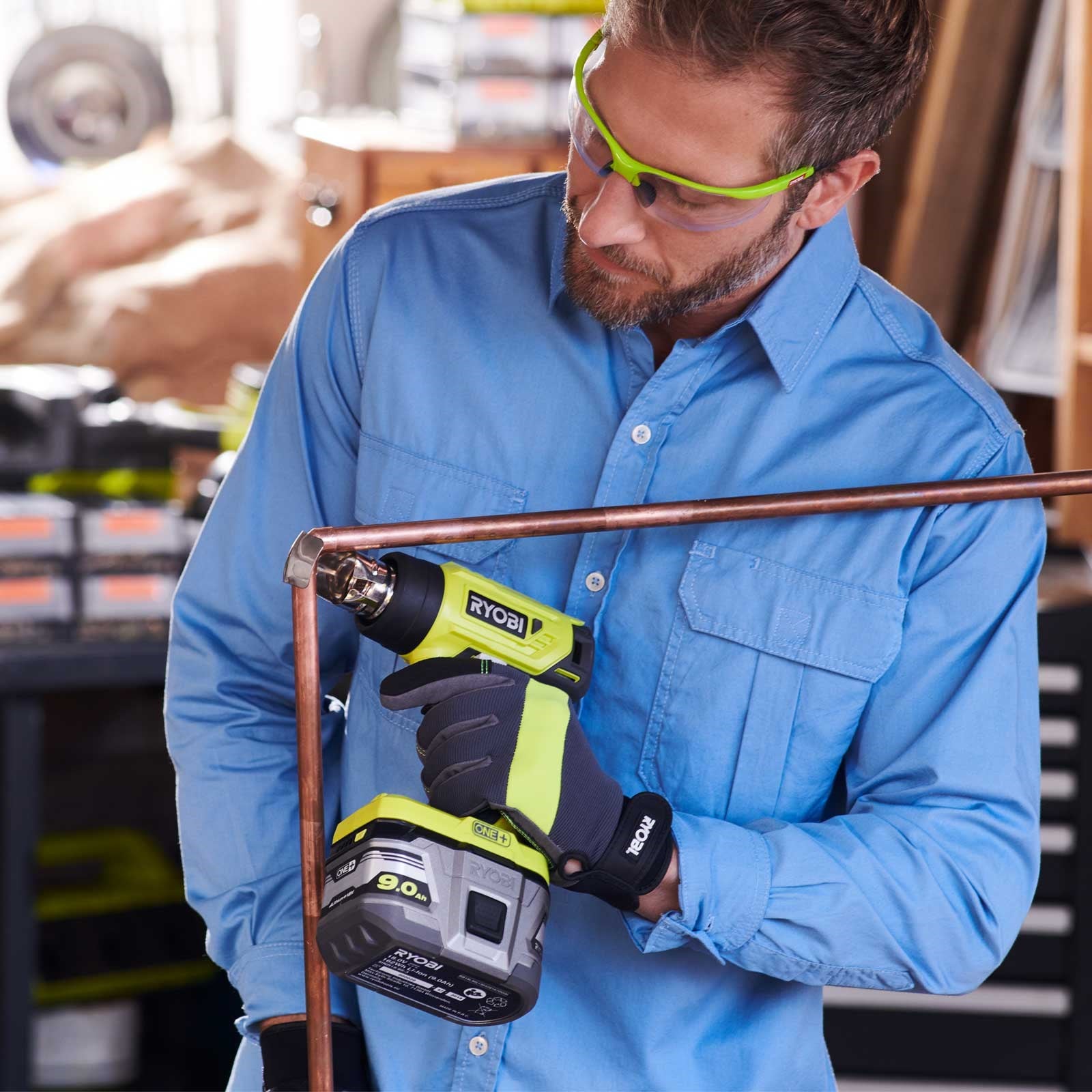 Ryobi R18HG-0 termosoffiatore/pistola termica a batteria 18V ONE+ 