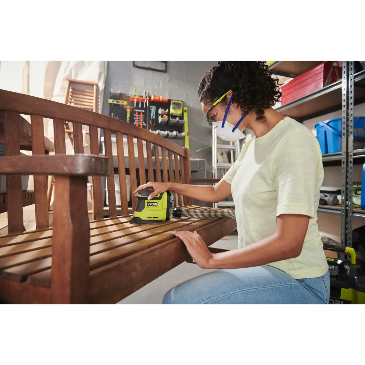 Ryobi RPS18-0 - levigatrice palmare a delta 18V (solo corpo)