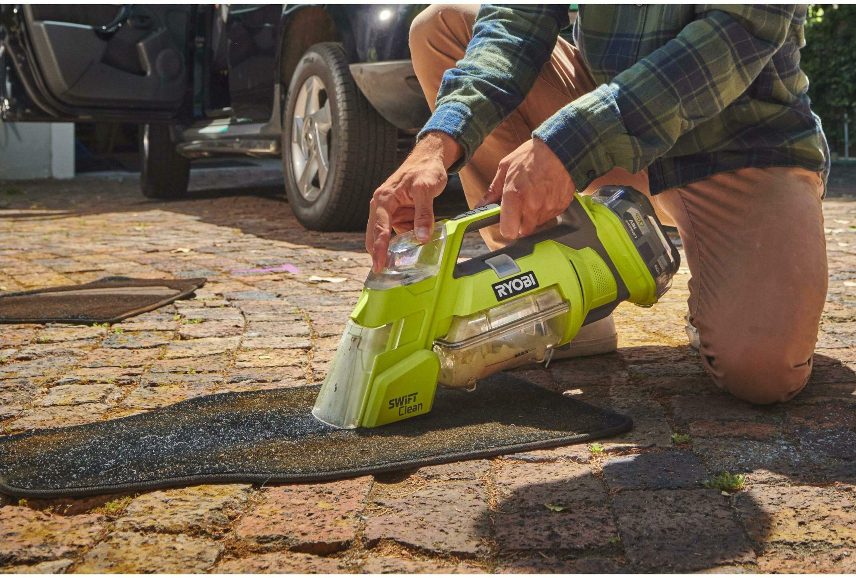 Ryobi RDC18-0 - Smacchiatore multisuperficie a batteria 18V - solo corpo 