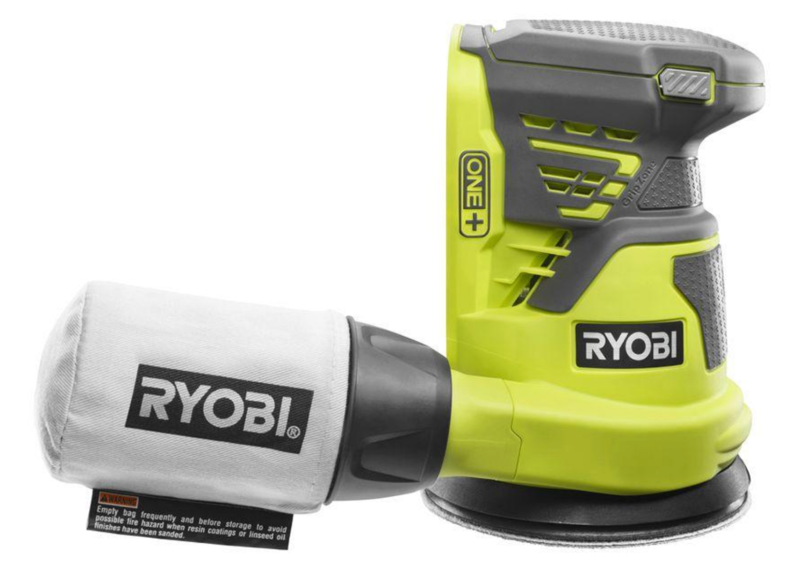 Ryobi R18ROS-0 levigatrice roto-orbitale a batteria 18V ONE+ / solo corpo macchina