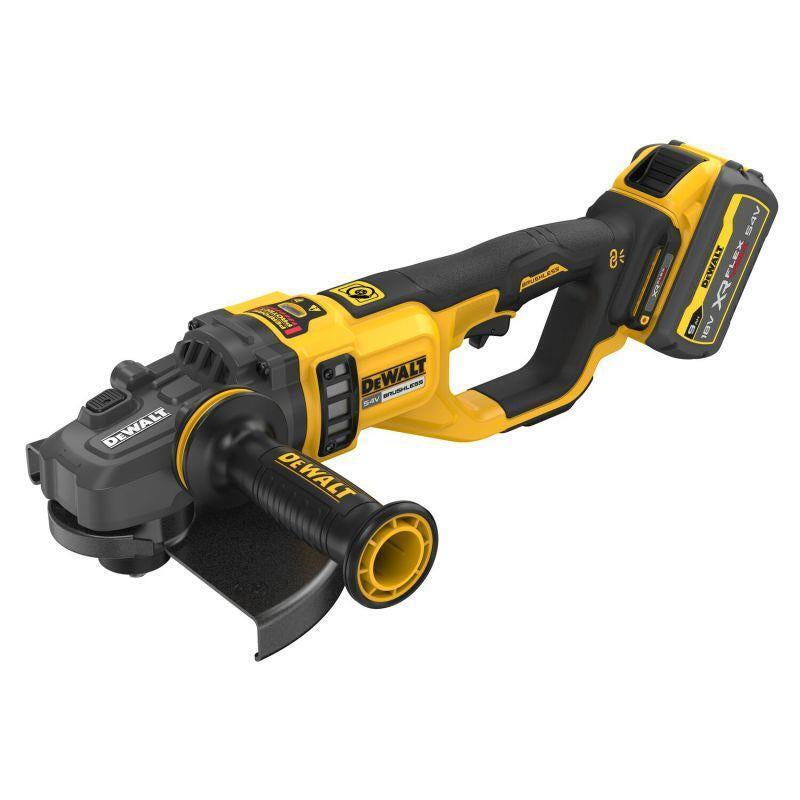 Dewalt DCG460X2-QW - Smerigliatrice angolare a batteria 54V Flexvolt - disco da 230 mm - 2 x 9Ah