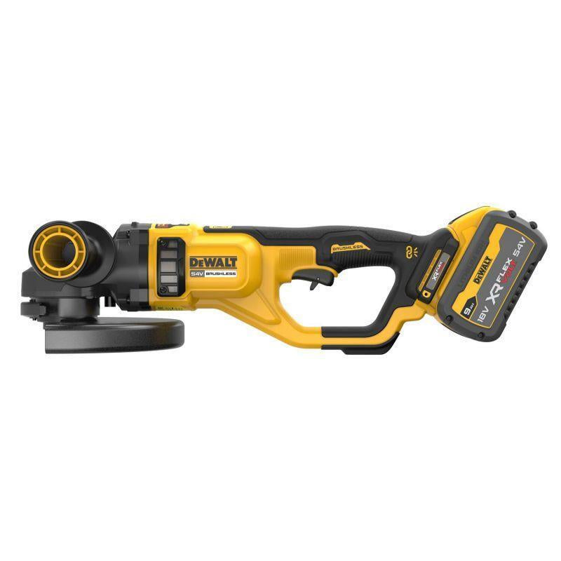 Dewalt DCG460X2-QW - Smerigliatrice angolare a batteria 54V Flexvolt - disco da 230 mm - 2 x 9Ah