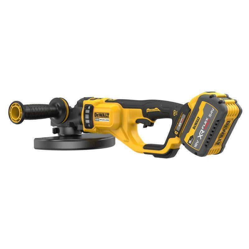 Dewalt DCG460X2-QW - Smerigliatrice angolare a batteria 54V Flexvolt - disco da 230 mm - 2 x 9Ah