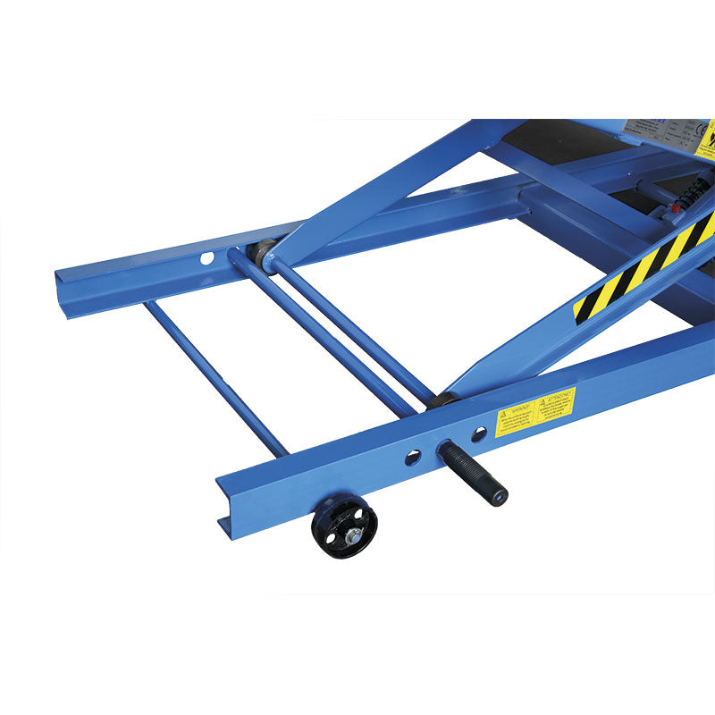 Fervi S008/M - Sollevatore moto con pompa idraulica, capacità 400kg 