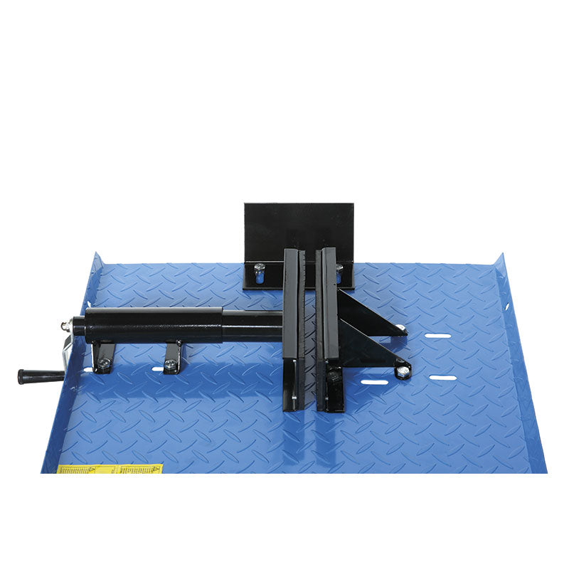 Fervi S008/M - Sollevatore moto con pompa idraulica, capacità 400kg 
