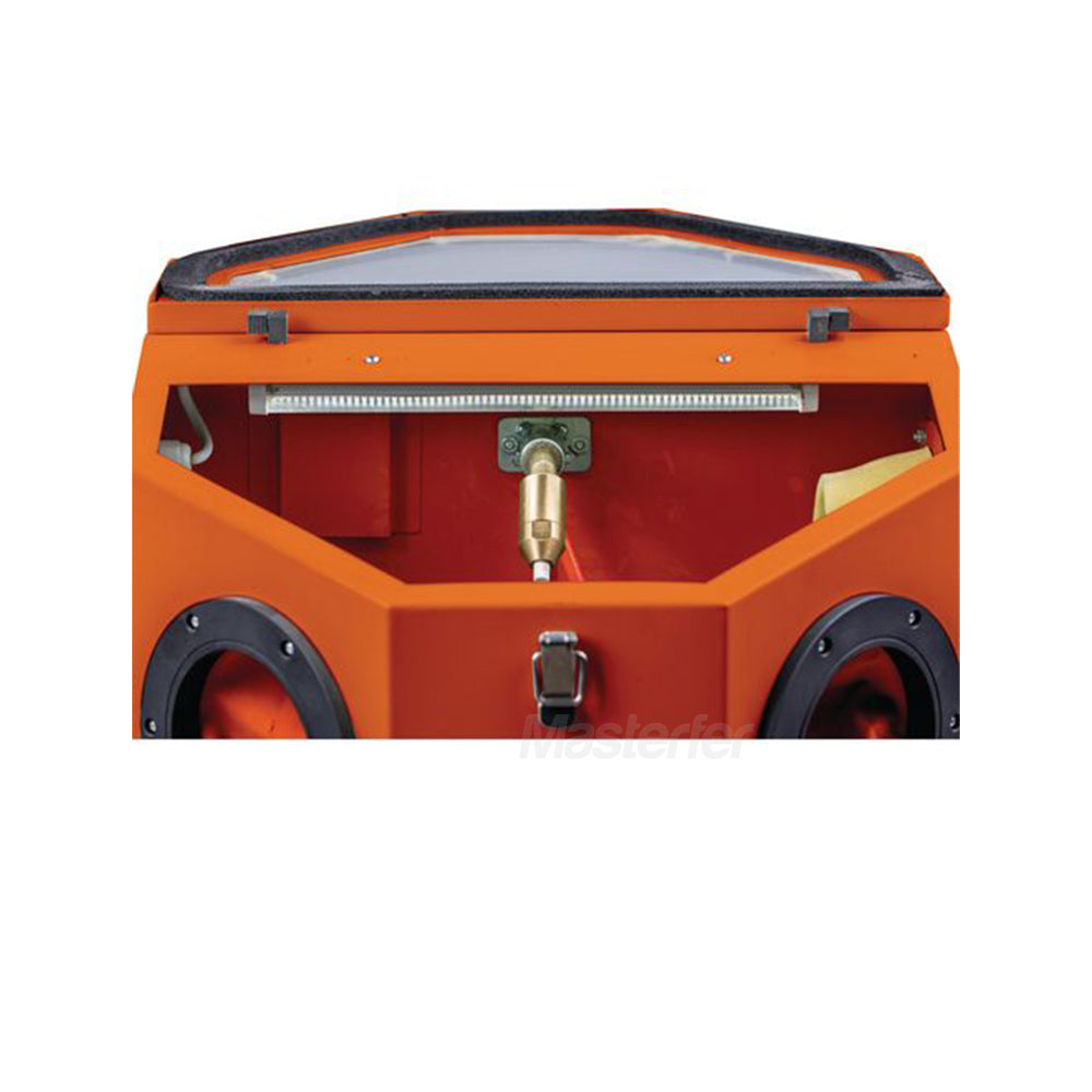 Sabbiatrice da banco Unicraft SSK 1.5 vista anteriore aperta