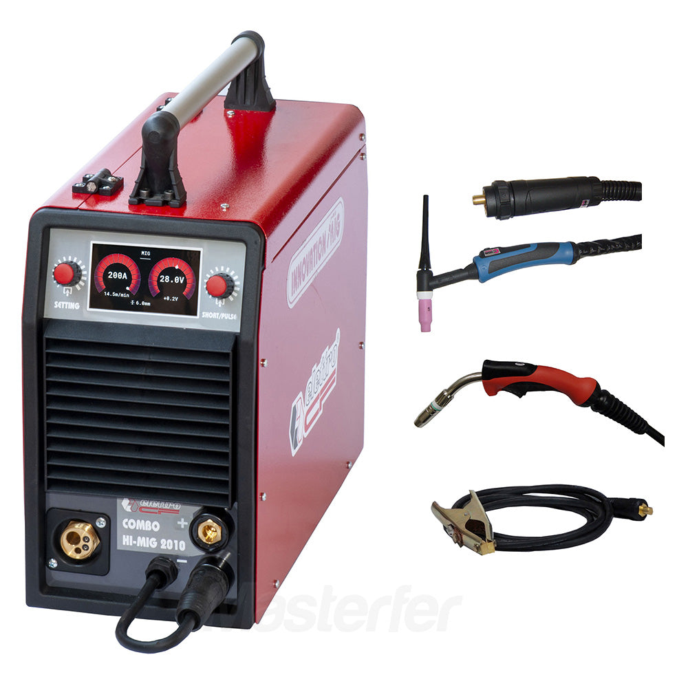 Elettro CF COMBO HI-MIG 2010 - Saldatrice a filo a inverter a filo MIG/MAG, dotazione