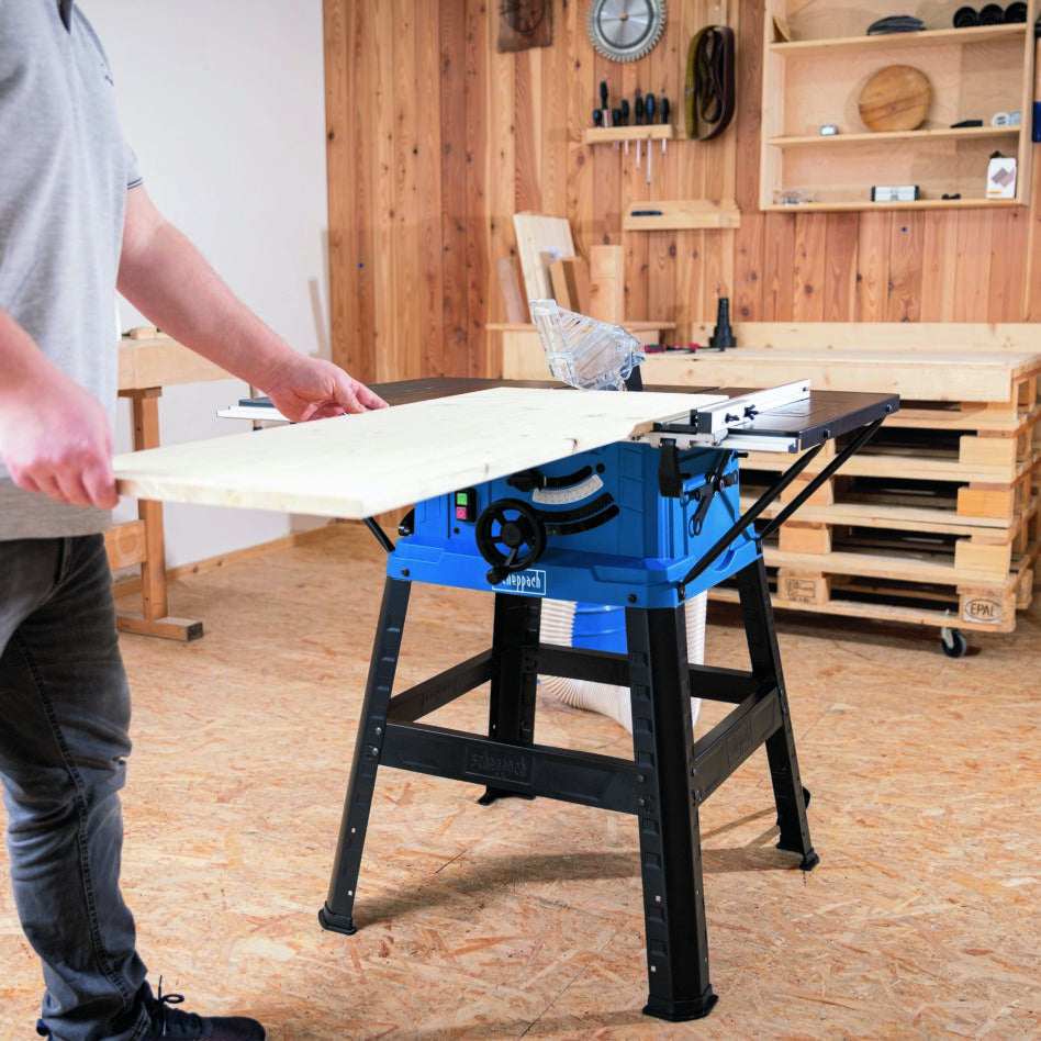 Scheppach HS254 - Banco sega circolare per legno - Lama Ø 254 mm 