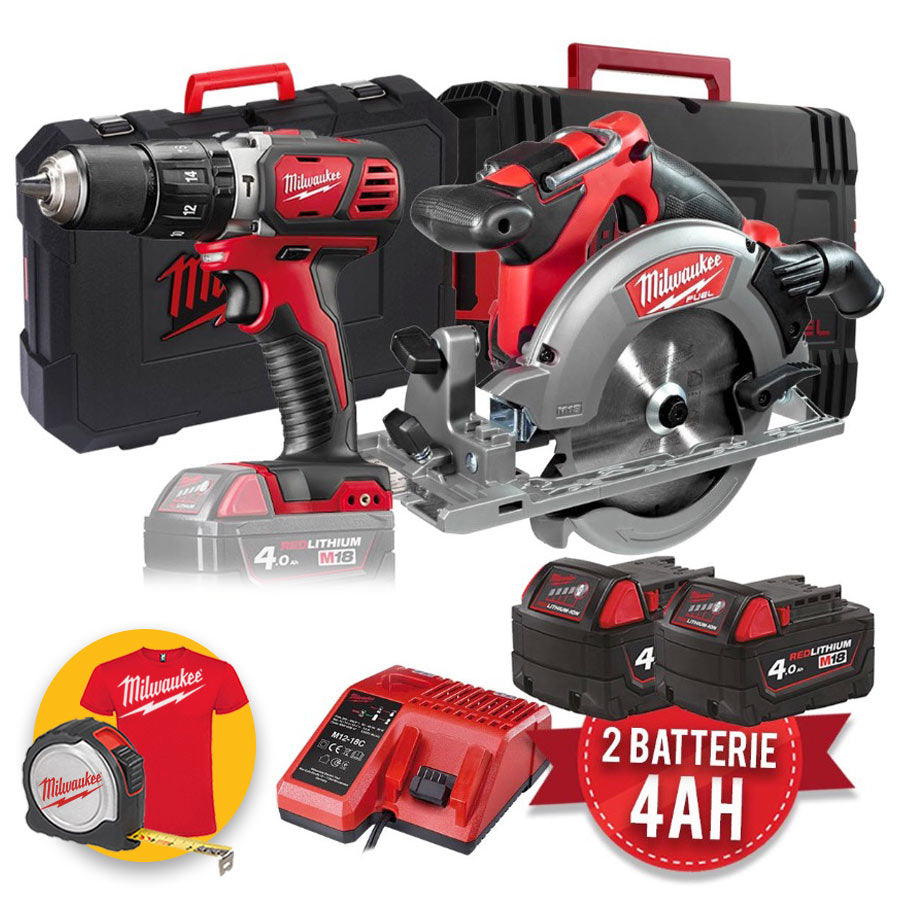 Milwaukee M18 kit utensili a batteria