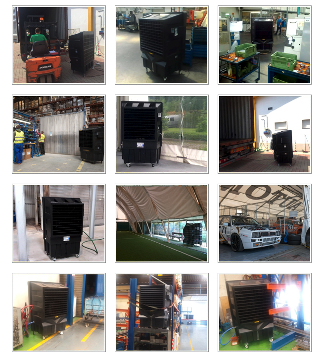 Master BC 220 - Raffrescatore evaporativo ventilatore portatile professionale 