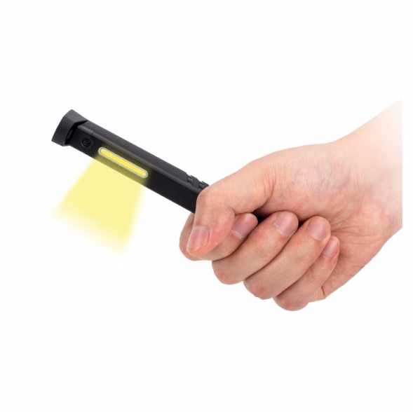 Beta 1838SLIM - Lampada sottile a 3 LED snodata ricaricabile