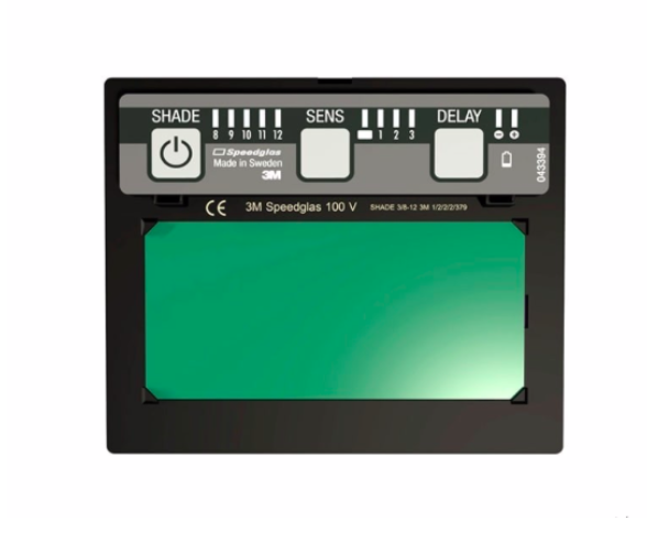3M Speedglass Blaze 100V - Maschera per saldatura con filtro autoscurante DIN 8-12 DISPLAY