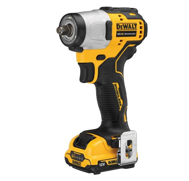 Dewalt DCF902D2-QW - Avvitatore a impulsi a batteria 12V, attacco 3/8"