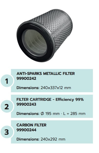 Helvi PFE - Aspiratore portatile per fumi di saldatura