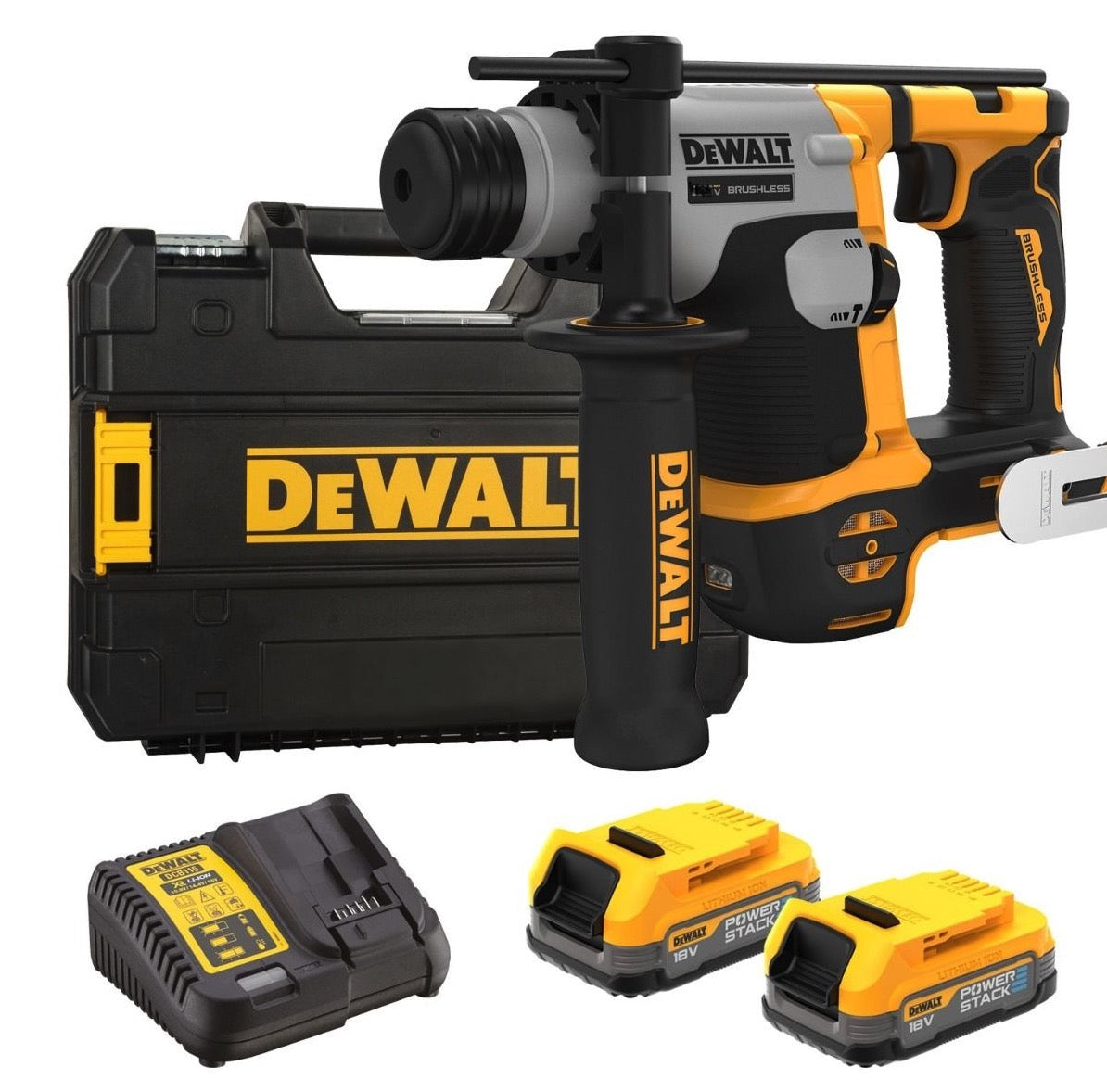 Dewalt DCH172E2T-QW - Tassellatore SDS a batteria 18V, 2 x POWERSTACK