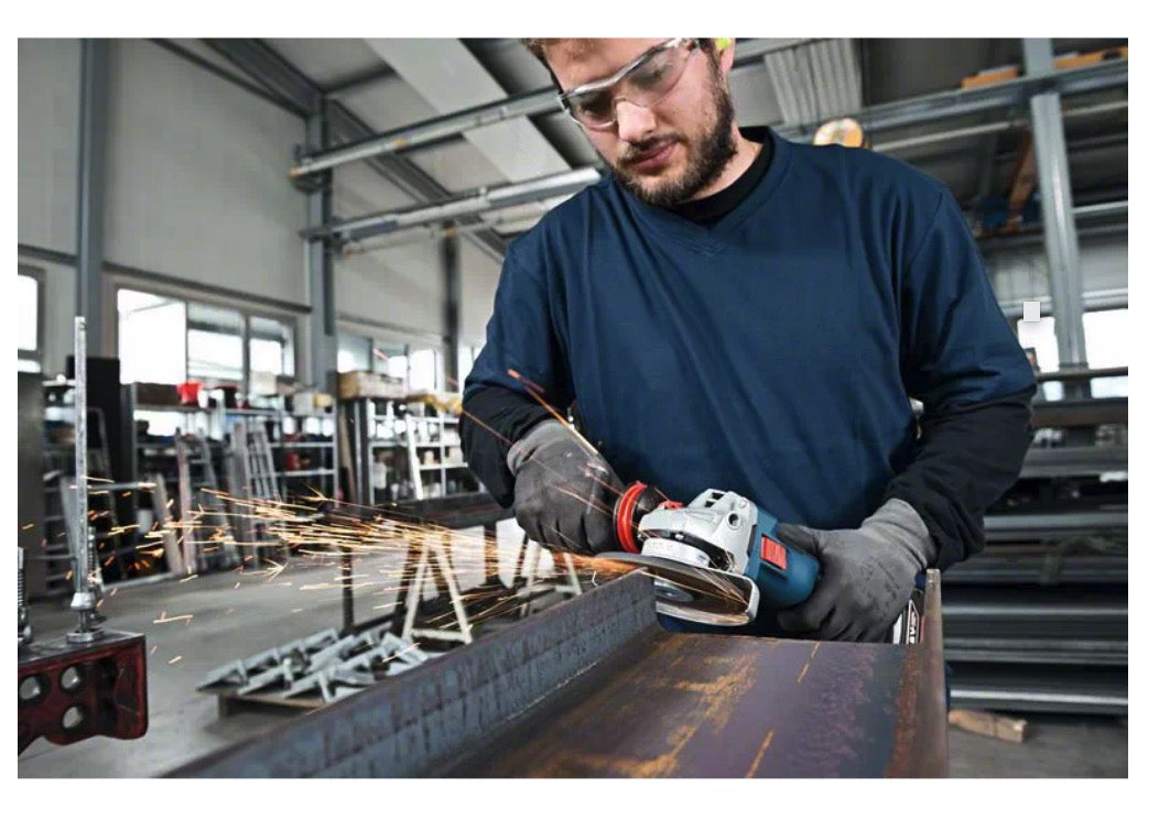 Bosch GWS 18V-10C - Smerigliatrice angolare a batteria, 125mm - solo corpo in valigetta