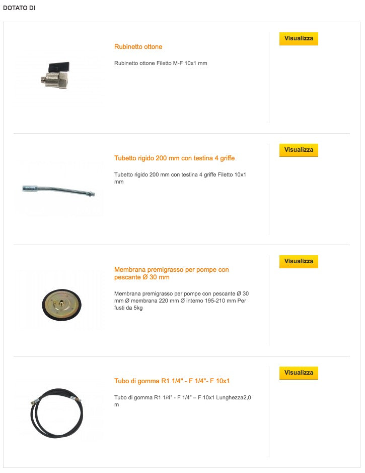 Meclube 016-1142-000 - Ingrassatore manuale carrellato da 16 Kg