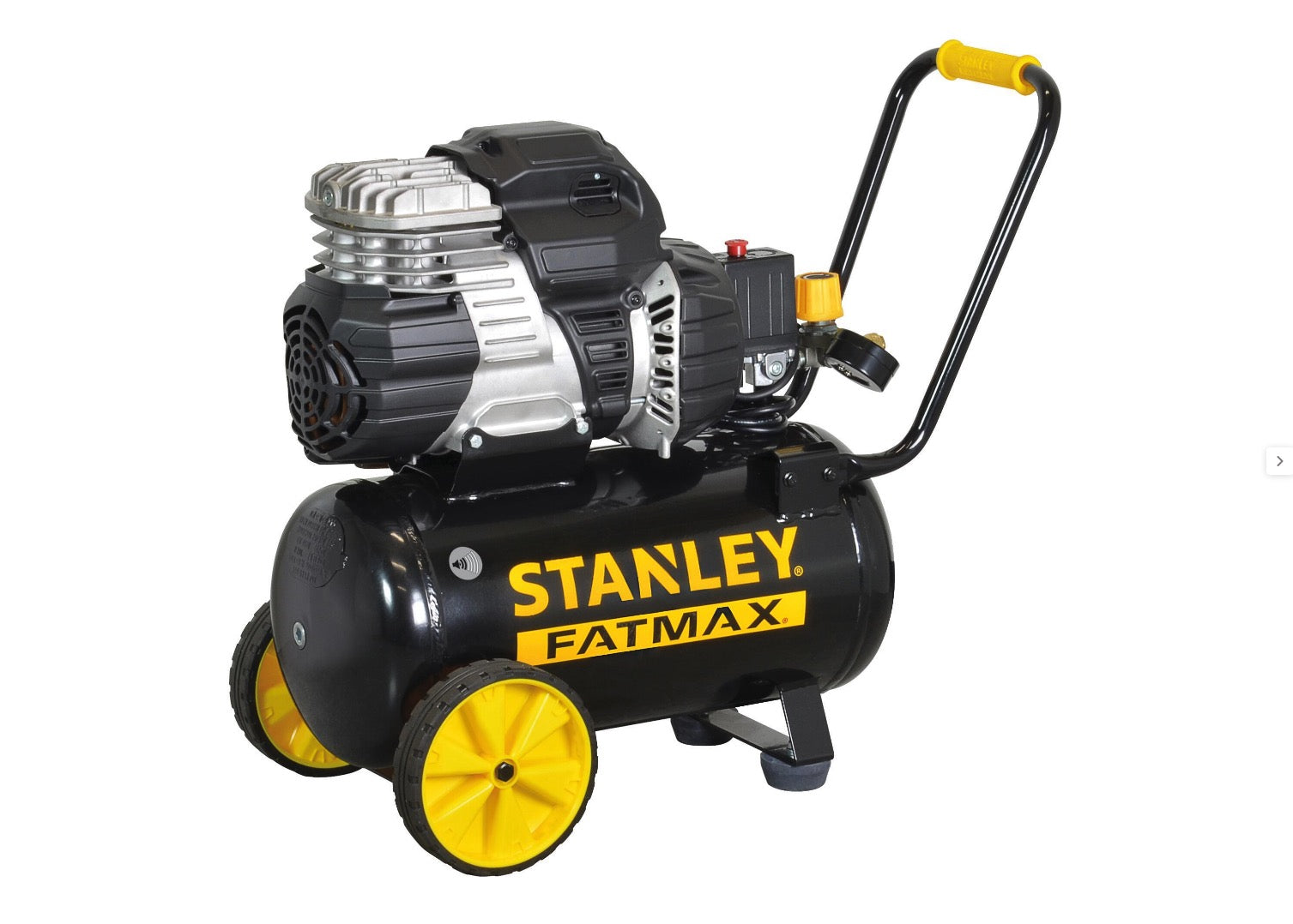 Stanley S 244/8/24 - Compressore aria silenziato, 8 bar, 24 litri