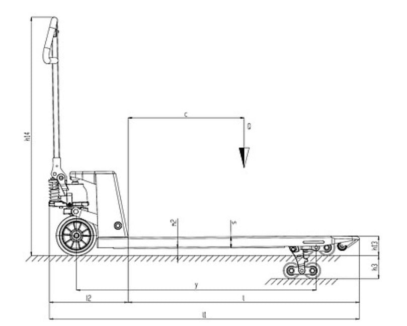 Pramac GS EVO 30S4 1500X525 - Transpallet professionale 3000 Kg